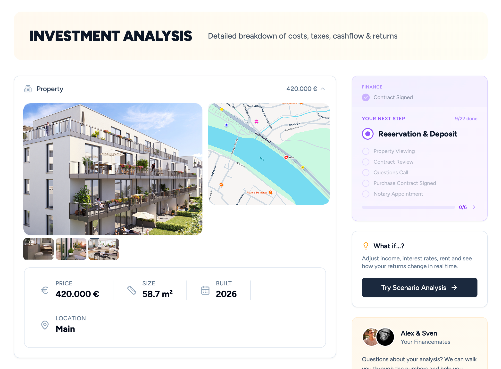 Financemate investment analysis for first-time investors