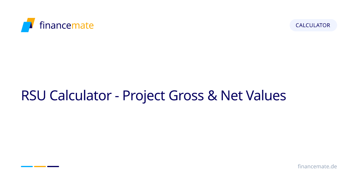 RSU Calculator - Project Gross & Net Values | Financemate